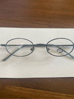 Silver Oval Frames - Small Glasses